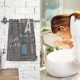 thumbnail image 6 of Coolnut Paris Eiffel Hand Towels 2 PCS, Cotton Bath Towel for Drying Face Hands Body Decorative Water Absorbent Lightweight Towels for Bathroom Ktichen Travel Gym, 16"x28", 6 of 6