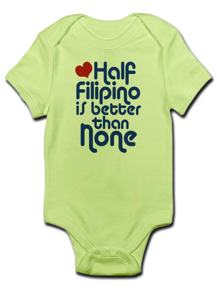 Filipino CafePress I Love Mom Infant Baby Bodysuit