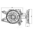 thumbnail image 2 of TYC 621950 Cooling Fan Assembly Compatible with 2006-2009 Chevrolet Corvette Fits 2009 Cadillac XLR, 2 of 4