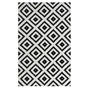 Modway Alika Abstract Diamond Trellis 8x10 Area Rug In Black And Modway Alika Abstract Diamond Trellis 8x10 Area Rug In Black And White