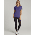 thumbnail image 4 of Real Essentials 5 Pack: Women's Short Sleeve Breeze Tech V-Neck T Shirt –Workout Top Wicking Dry Fit Athletic Tee (Plus), 4 of 6