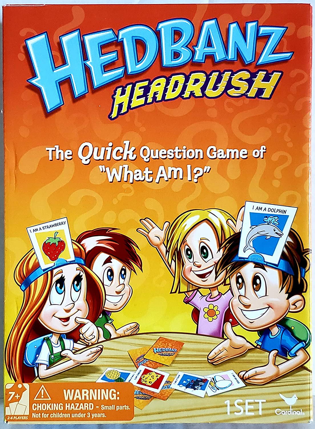 Cardinal Hedbanz Headrush Guessing Game  Ages 7 New 2-4 players 