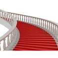 thumbnail image 3 of 16/40FT Red/White Wedding Carpet Aisle Floor Runner for Wedding Christmas Xmas Thanksgiving Party Decor, 3 of 7