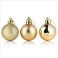 thumbnail image 2 of Christmas Day Party Decoration 4/6/8cm Barrel Plated Color Plastic Ball Christmas Tree Decorative Ball Hanger, 2 of 3