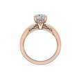 thumbnail image 2 of 2.15 Ct Oval Cut Moissanite Diamond Wonderful Engagement Ring for Women Solid 14K Rose Gold Size 5 by Diamond-Capitals, 2 of 8
