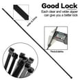 thumbnail image 5 of Large Zip Ties Heavy Duty Big Cable Ties Extra Long Tie Wraps Black 26 Inch 60 Pieces, 5 of 5