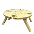 thumbnail image 1 of Bewildely Mesas de para exteriores, de Picnic plegable con soporte de vidrio, estante para copas de vino 2 en 1, de vino, de Mostrada Bewildely HA005456-00B, 1 of 1