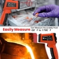 thumbnail image 2 of Termómetro infrarrojo MOONASCEND 50:1 Pistola de temperatura de -50 °C a 980 °C, 2 of 5