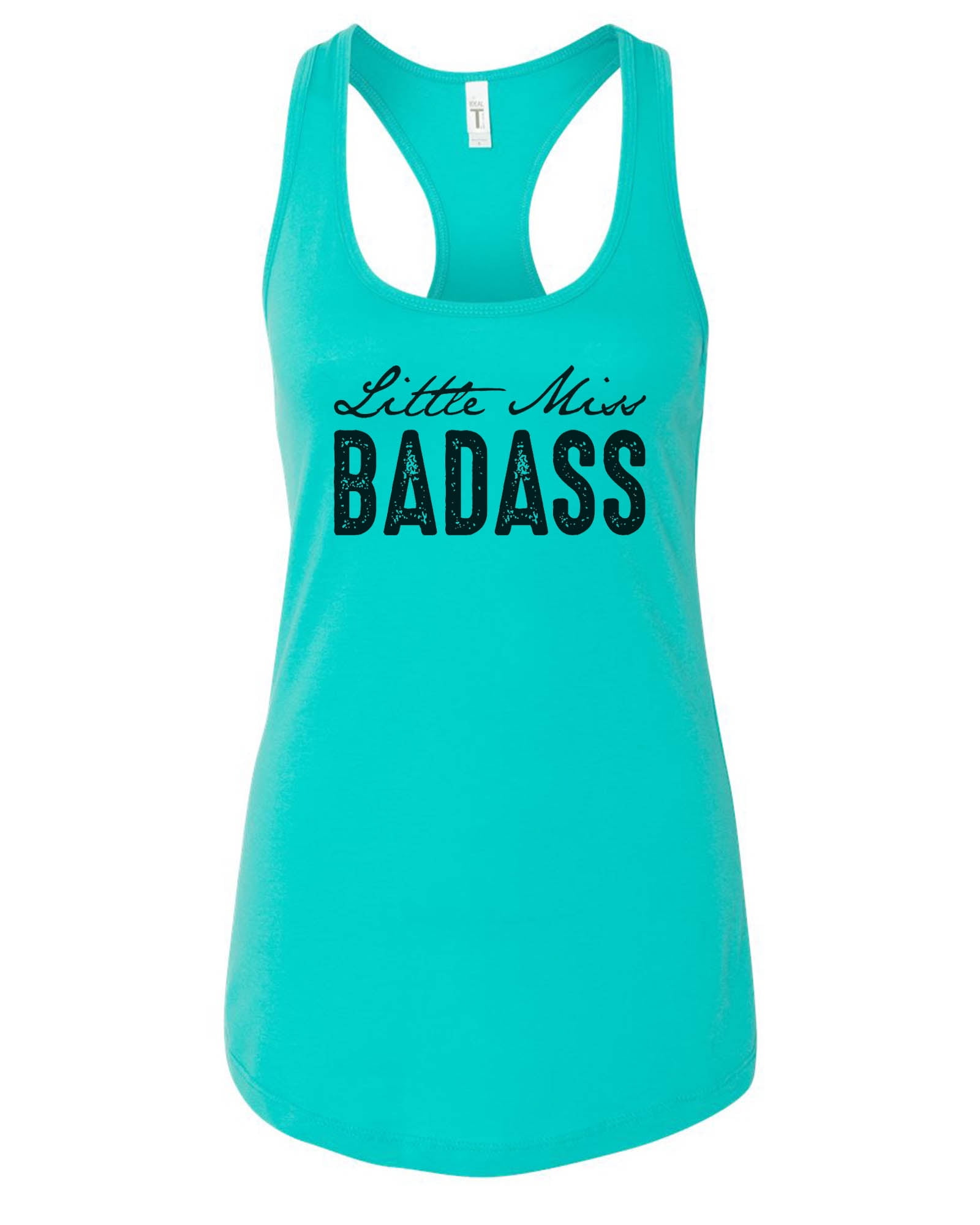 Funny Threadz Funny Basic Women’s Tank Top “Little Miss Badass