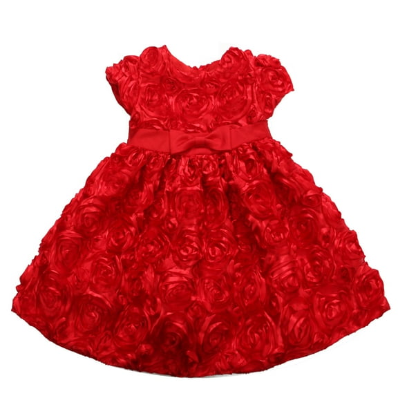 Richie House Girls' Bouquet of Roses Gown RH0791