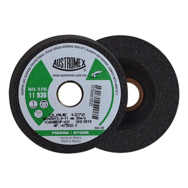 Copa Para Desbaste De Piedra - G60 Austromex negro