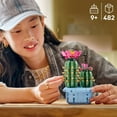 thumbnail image 4 of LEGO Botanicals Flowering Cactus Building Toy - Crafting Kit for Girls & Boys, Ages 9+ - Cactus Room Decor for Display for Bedroom or Book Shelf - Gift Idea for Birthdays - 11509, 4 of 8