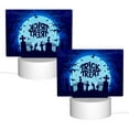 thumbnail image 2 of Kdxio Halloween Trick Or Treat Rectangular Acrylic Night Light Acrylic Sleep Night Light Friend Gifts for Birthday Gifts for Women Teens Boys Girls, 2 of 9