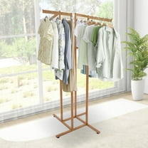 For Clothing Stores 4 Way Adjustable Clothing Display Rack Gold Clothes Rack