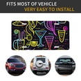 thumbnail image 5 of Zufioo Neon Bar Drinks Print Car Aluminum Front License Plate, 12x6 Inch Decorative Personalized Car License Plate Car Accessories, 5 of 8