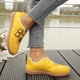 thumbnail image 6 of Mary Jane Ballet Sneakers for Women Fashion Retro Casual Sneakers Cute Tennis Shoes with Elastic Strap Non Slip Lightweight Comfortable Women's Ballet Flats for Dress Jeans, 39, 6 of 9