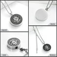 thumbnail image 5 of Memorial Jewelry Firefighter Fire Dept Round Cremation Pendant Cremation Jewelry For Ashes, 5 of 7