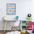 thumbnail image 3 of Stupell Industries Contemporary Colorful Dinosaur Gummies Black Framed Giclee Art, 16 x 20, by LISH Creative, 3 of 8