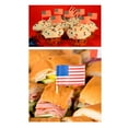 thumbnail image 4 of 100 American Flag Toothpicks Party Cupcake Decoration Sandwich Mini Food Picks, 4 of 7
