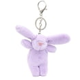 thumbnail image 1 of Llavero de Peluche Conejito LOHGOU Morado, 1 of 6