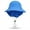 Blue, variant on Kids Sun Hat with Neck Flap Unisex-Child Adjustable Wide Brim Breathable UPF50+ Sun Protection Mesh Bucket Cap 6M-6T (50-54cm, Blue)