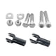 thumbnail image 5 of Soporte de montaje de pedal de clavija para reposapiés de trasero para 2000-2018 Negro Sharpla Reposapiés Soporte del pedal, 5 of 6