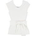 thumbnail image 1 of bar III Chandail à Manches Courtes pour Femmes, Blanc, Grand, 1 of 2