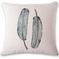 thumbnail image 3 of Simple Style Pillow Case Feather Cushion Cover Pack of 4, 18''x18''  (With or Without Inserts), 3 of 5