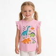 thumbnail image 3 of DDSOL Girls T-Shirts Dinosaur Graphic Tees Sleeveless Cotton Tops 3-Pack Size 6, 3 of 9