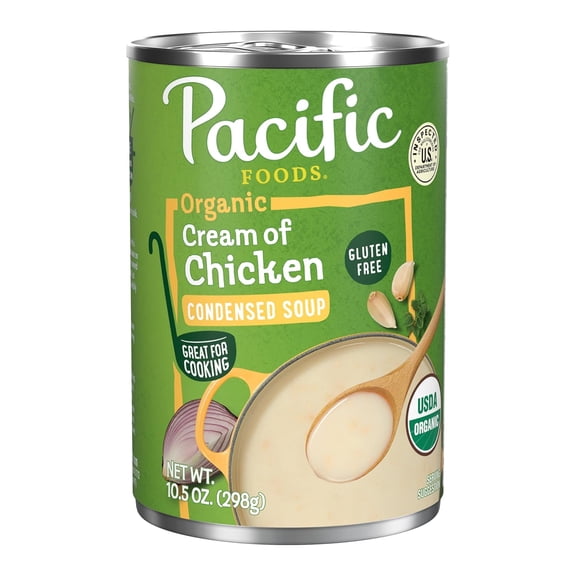 Pacific Foods Organic Cream of Chicken Soup, 10.5 oz Can ( Pack of 2 )