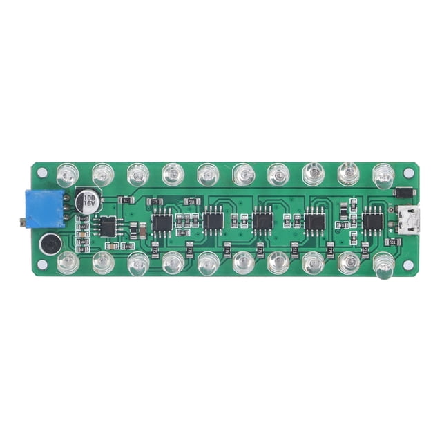 Medidor de VU protección de conexión inversa Módulo de medidor de VU LED sensible al sensor activado por voz para prueba de nivel de sonido LHCER Otros