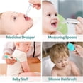 thumbnail image 5 of Baby Grooming Kit, Infant Safety Care Set with Hair Brush Comb Nail Clipper Nasal Aspirator,Baby Essentials Kit for Newborn Girls Boys (Green Baby Grooming kit), 5 of 7