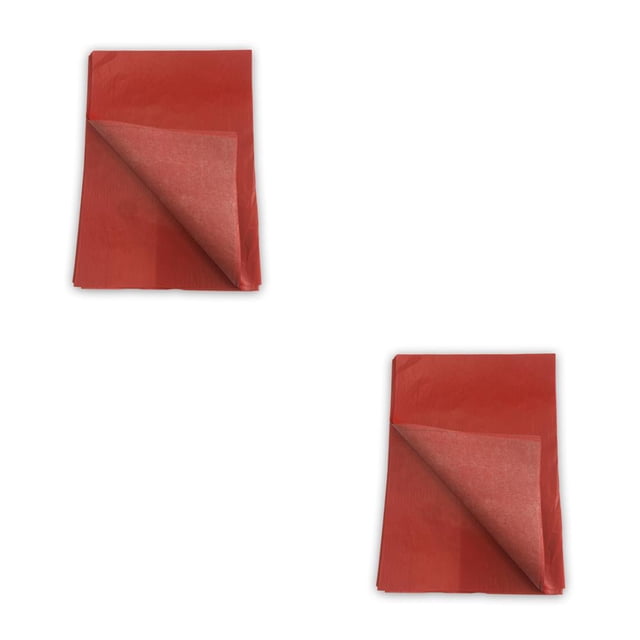 Monstrate Paquete de 100 A4 Graphite Transfer Paper Line Integrity Tools Papeles de colores A4rojo 2Conjunto