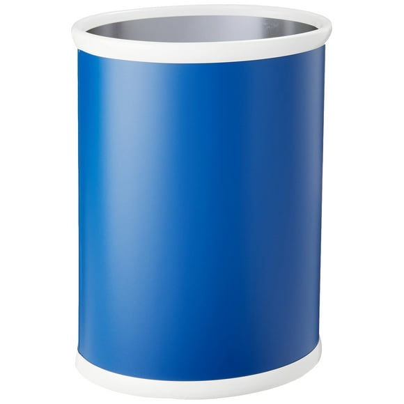 Kraftware Fun Colors Cesta De Basura Ovalada De 14', Azul Real