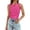 Hot Pink, variant on Tank Tops For Women Summer Sleeveless Knitted Sports Yoga Tank Top Round Neck Fitness Shirt For Exercise And Workouts Softness Khaki T Shirt