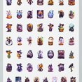 thumbnail image 4 of 35pcs-50pcs Halloween Stickers Stationery Stickers Ghost Decals Funny Stickers for Suitcase Fridge Laptop, 4 of 9