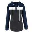 thumbnail image 2 of Womens Hooded Print Long-Sleeve Sweatshirt Casual Blouse Pullover Tops, 2 of 6