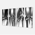 thumbnail image 2 of Black White Crystal Background - Abstract Canvas Art Print, 2 of 3