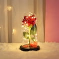 thumbnail image 2 of Altsales Eternal Rose in Glass Dome with Led Light, Enchanted Rose in Glass Dome Valentine'S Day Gift for Home Decor Holiday Party, 2 of 9