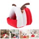 thumbnail image 4 of ColoMX Tienda de campaña de algodón para hámster, casa para dormir de Animal PEQUEÑO, cama de descanso para hámster, escondite de invierno, 4 of 7