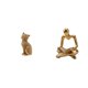 thumbnail image 1 of Estatua de gato, figura decorativa, escultura abstracta de pensador, adorno de resina, diseño hueco, ideal para dormitorio, sala de estar, oficina o c, 1 of 8