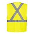 thumbnail image 2 of Portwest US370 Atlanta X Back Lightweight Hi-Vis Vest Yellow, Large, 2 of 2