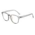 thumbnail image 2 of Blue Light Blocking Glasses Computer Screen Reading Glasses Unisex Lightweight Eyewear Frame Clear Lens Anti Eyestrain and UV Gray, 2 of 4