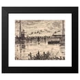 thumbnail image 2 of Henry Lyman Saÿen 14x12 Black Modern Framed Museum Art Print Titled - Schuylkill No. 3, 2 of 5