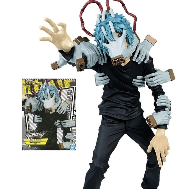 Figuras de acción de My Hero Academia, Shigaraki Tomura, Boku No Hero Academia, increíbles héroes Midoriya, estatua de Todorok, juguetes de 20CM Gong Bohan LED