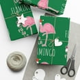thumbnail image 3 of Flamingo Christmas Wrapping Paper Rolls Funny Whimsical Gift Wrap Xmas Wrapping Paper for Kids Grandchildren Cute Animal Falalala Flamingo, 3 of 3