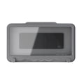 thumbnail image 1 of Seitruly ABS soporte para teléfono de baño portátil desmontable autoadhesivo antivaho caja impermeable con gancho de almacenamiento blanco Teléfono y Comunicación Gris, 1 of 6