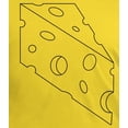 thumbnail image 4 of Halloween Swiss Cheese Food Costume Mens T Shirt, 4 of 5
