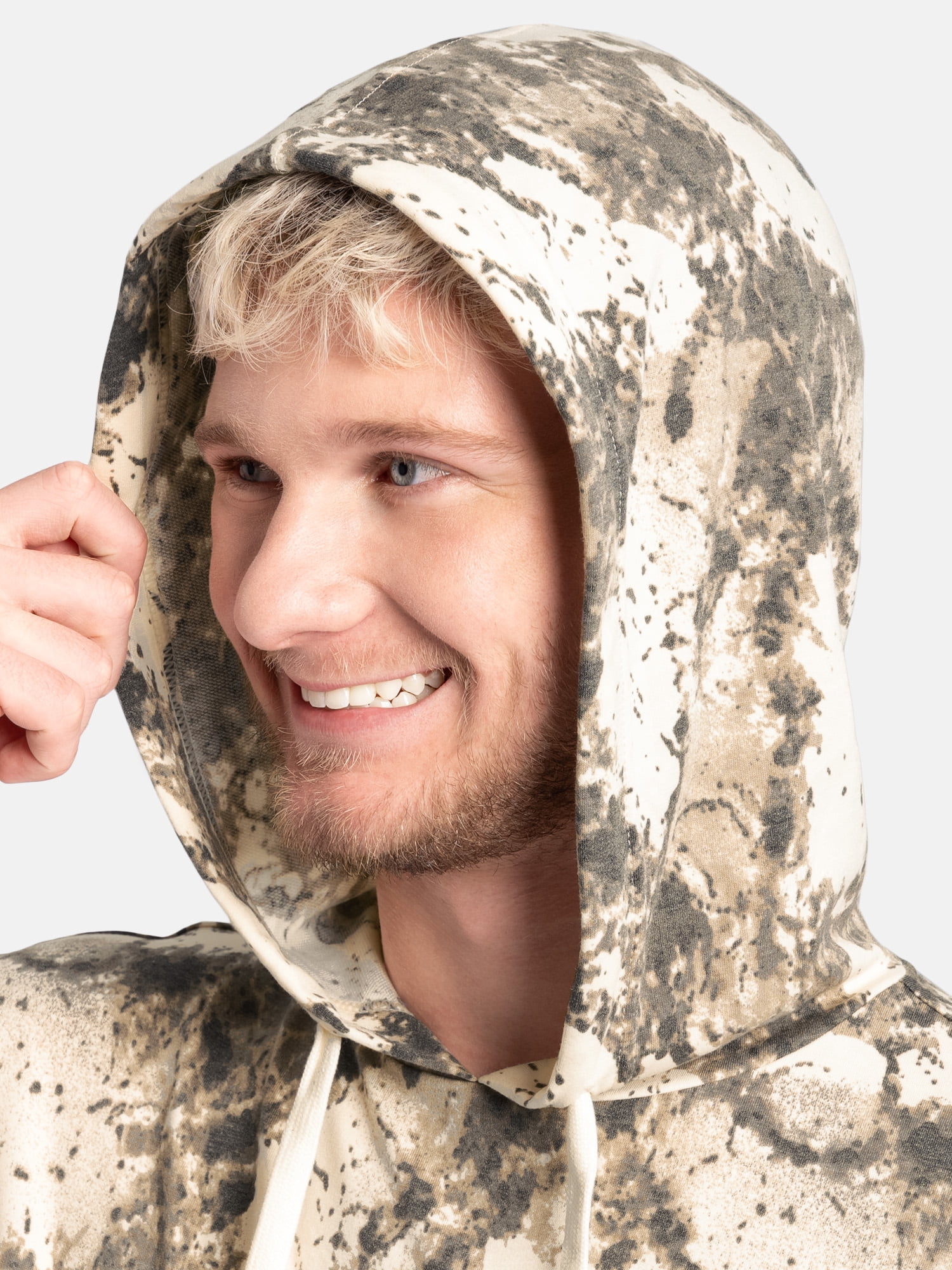Fruit of the Loom Men's Baby French Terry Pullover Sleep Hoodie, Sizes S - XXL