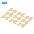 thumbnail image 3 of Uxcell Guirnalda de Cuatro Hojas de 9.8 pies, Paquete de 9 Guirnaldas de Flores de Papel de Seda Colgantes Reutilizables, Beige, 3 of 7